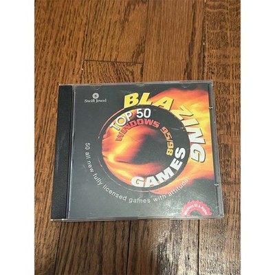 Blazing Top 50 Windows 95/98 Games Vintage PC CD-ROM Retro
