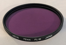 NOS Hoya 72MM FL-W MADE IN JAPAN Correct Greenish Tones