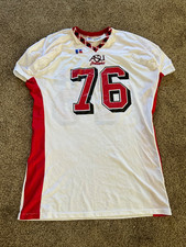 ARKANSAS STATE UNIVERSITY COLLEGE FOOTBALL GAME USED JERSEY #76 size XXXL