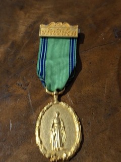 Médaille ancienne O.A.F. Bienfaisance Maçonnique – Mérite Artisanat – France