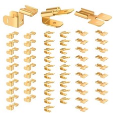 60PCS Electrical Quick Splice Wire Terminals, Piggyback Spade Connectors,