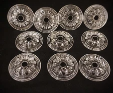 Set of 10 V Crystal Candelabra Chandelier Bobeches Replacement