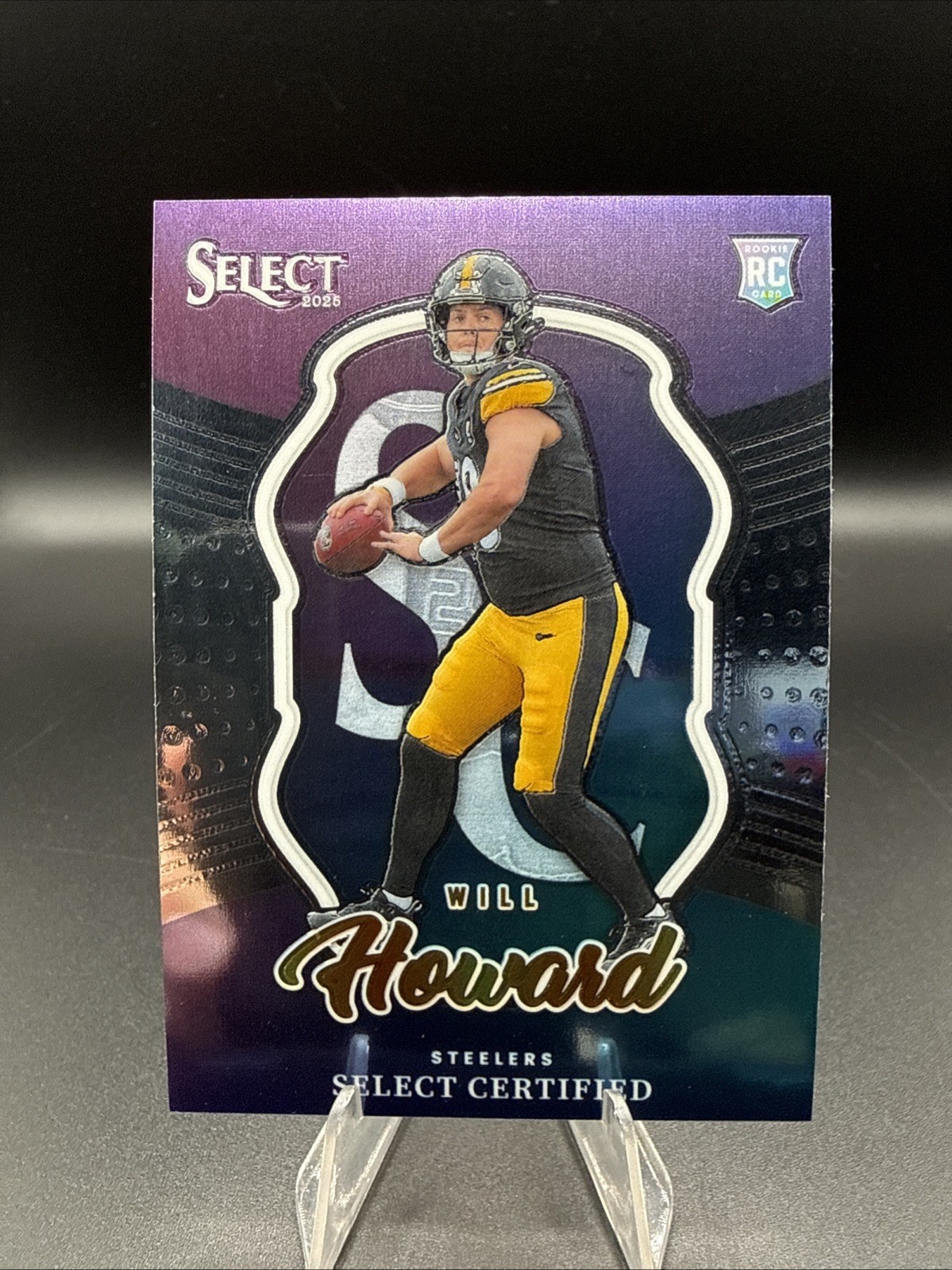 2025 Panini Select - Select Certified Rookies Will Howard #15 (RC)
