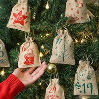 Adventskalender BefüLlen Weihnachtskalender 24 Stoff-SäCkchen 2026