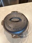 Griswold #7 Tite-Top Dutch Oven #2603 Cast Iron Correct Marks 1920 Large Logo