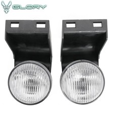 Fits 94-02 Dodge Ram 1500 2500 3500 RH LH Front Bumper Fog Lights Clear Lens