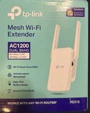 TP-Link RE315 Mesh Wi-Fi Range Extender AC1200 Dual-Band