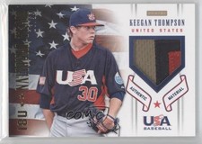 2012 Panini USA Baseball National Team 18U 16/35 Keegan Thompson #18 Patch 1u1
