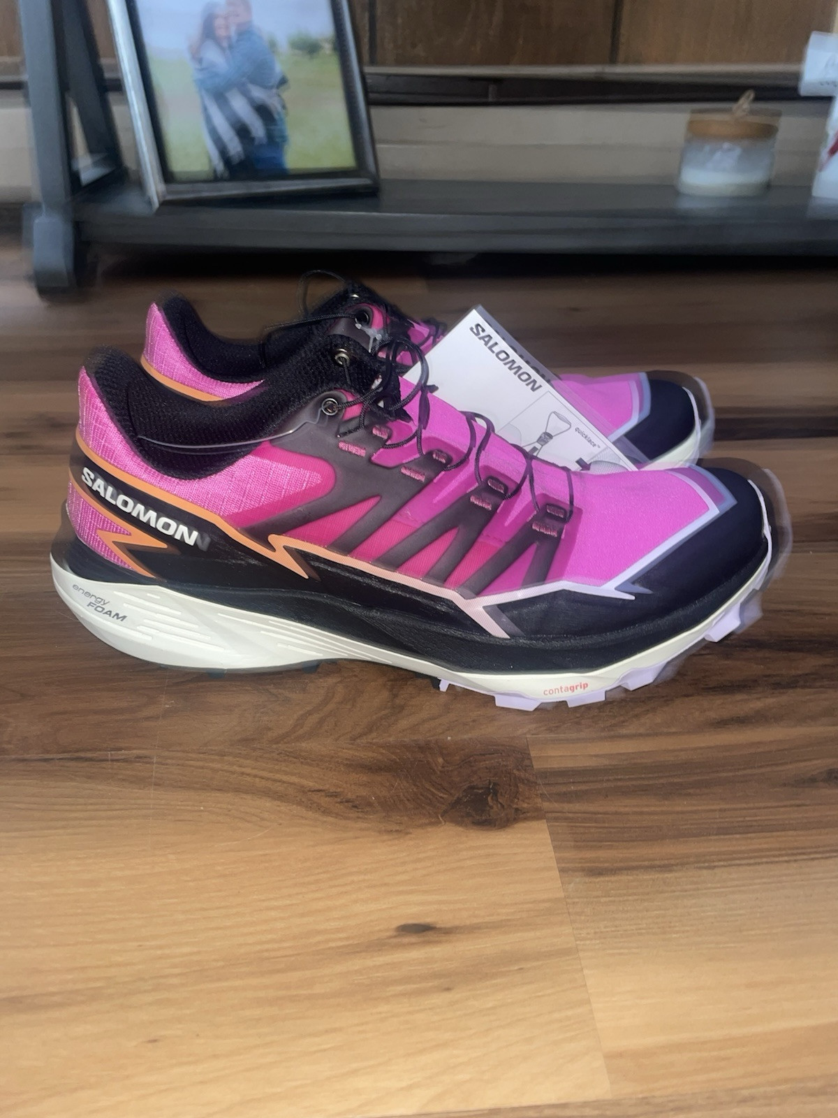SALOMON Thundercross Scarpe da Trail Running Donna Rosa Nero Opetal Taglia 9 5
