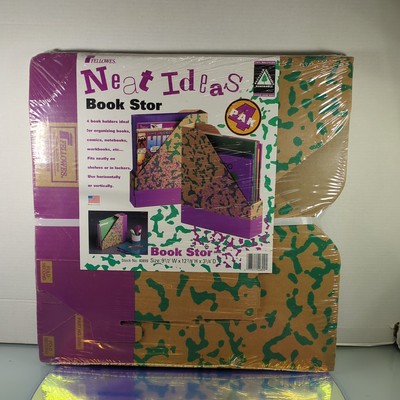 Fellowes Neat Ideas 4pk Book Stor Book Holders Vintage Stationary Retro  Comics