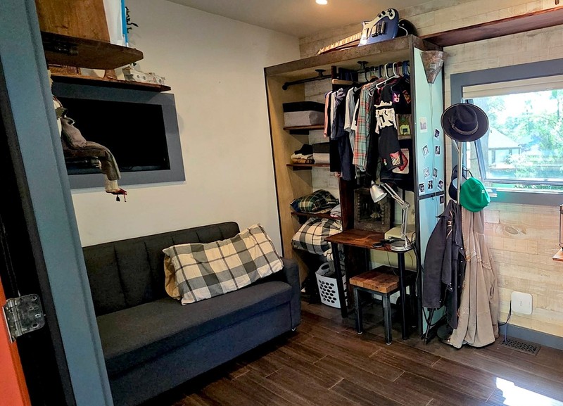 Turnkey Light-Filled Custom 8×20 Container Tiny Home – Giant Windows, Full Bath, - thumbnail 11