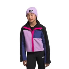 THE NORTH FACE Girls' Fleece Color Block Mashup Jacke Black Sz L 12 