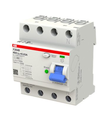 ABB FI-Schutzschalter F204B-40/0,03 Fehlerstrom-Schutzschalter 2CSF204568R1400