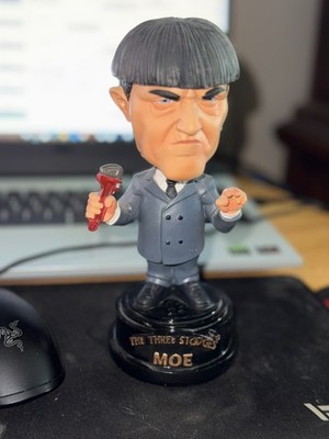 The Three Stooges Collectible Bobblehead Talking Moe Beeline C3 Entertainment