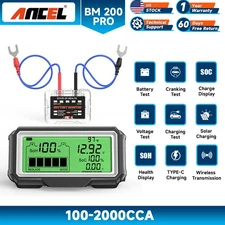 ANCEL BM200 PRO 12V Car Battery Monitor Wireless Transmission Battery Tester US