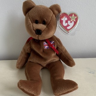 Ty Beanie Babies Britannia Bear Plush Beanies Bears Theme Retired 04601
