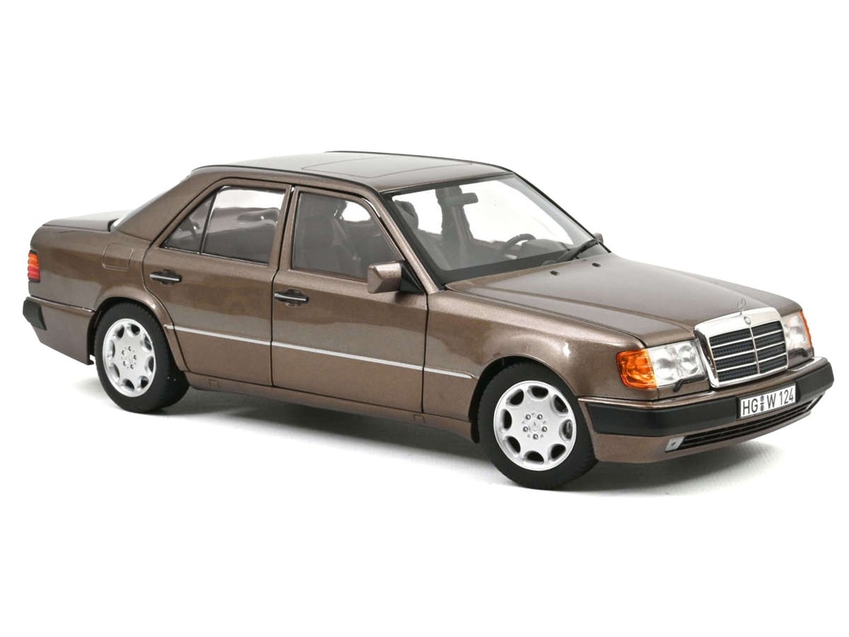 1990 MERCEDES-BENZ 500 E IMPALA BROWN 1/18 DIECAST MODEL CAR BY