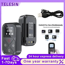 TELESIN T10 Bluetooth Remote for GoPro Hero - 80m Range Waterproof, 10hr Battery