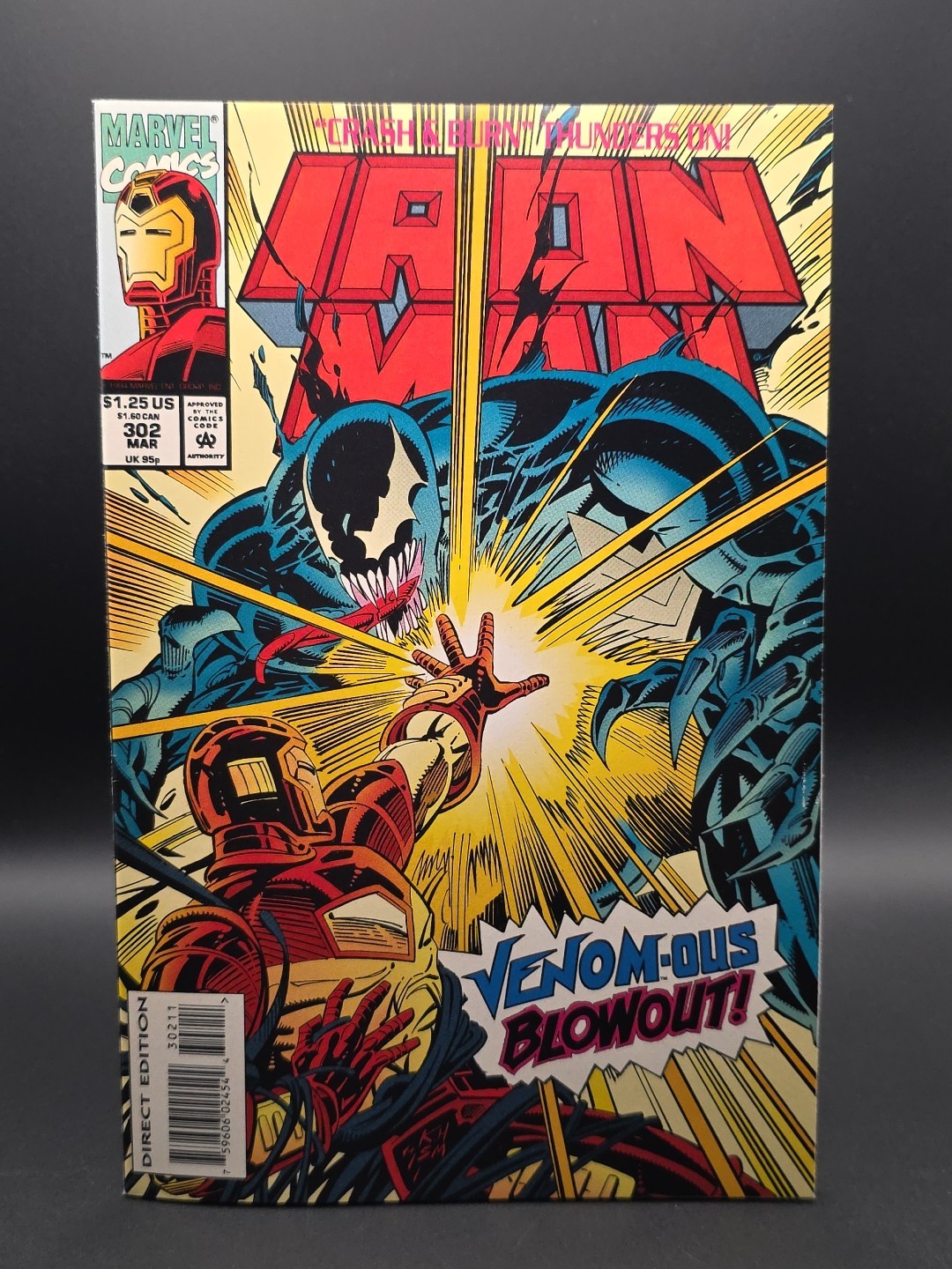 Iron Man #302 Venom-ous Blowout! (Marvel 1994)