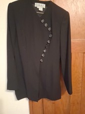 Vintage Carlisle Black Wool Blazer