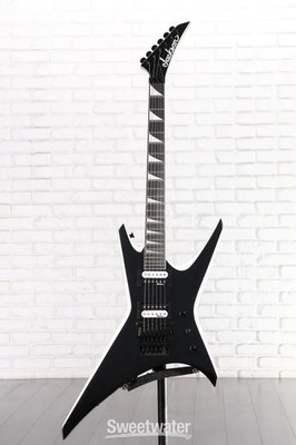 Jackson JS32 Warrior - Black with White Bevels