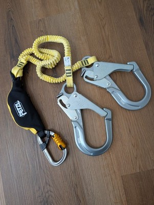 Petzl Absorbica Y Tie Back Lanyard MGO Connectors - 150 cm