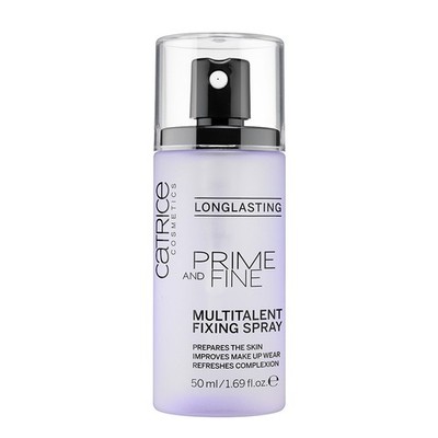 4250947598368 Catrice Prime And Fine Multitalent Fixing baza i spray utrwalający