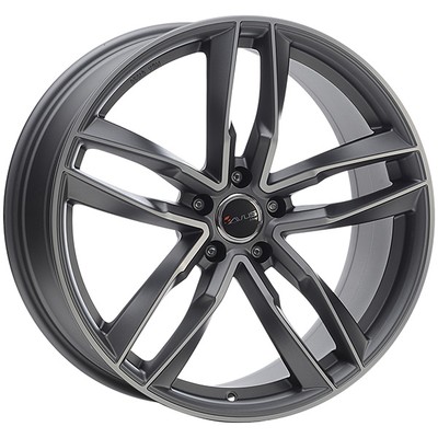 ALLOY WHEEL AVUS AF16 FOR AUDI A4 2007-2015 9X20 5X112 MATT ANTHRACITE POLISHED