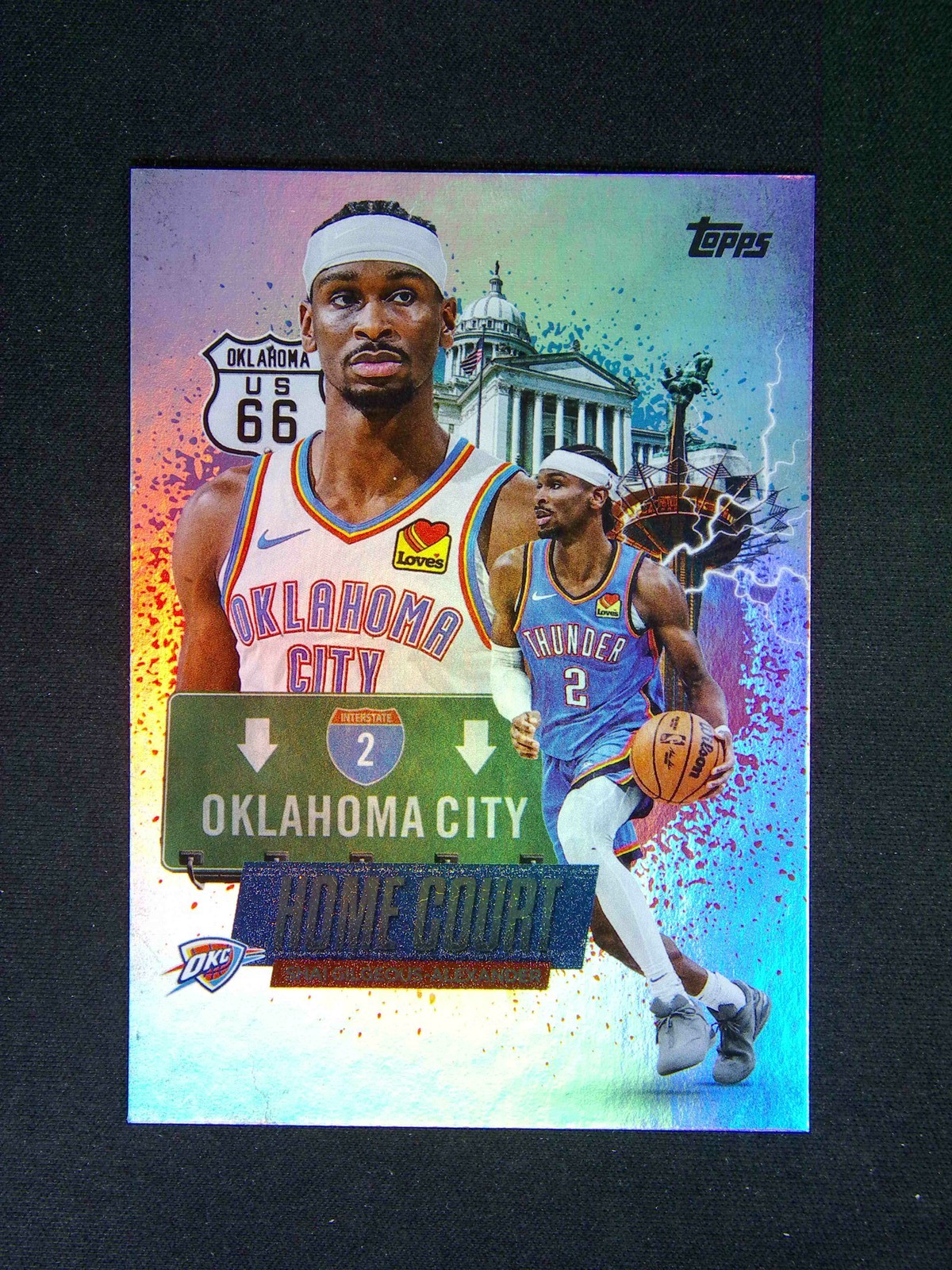 2025-26 Topps Flagship Shai Gilgeous Alexander Home Court SSP