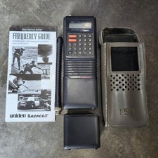 Uniden Bearcat BC200XLT Handheld Scanner Case 2 Battery Antenna Frequency Guide