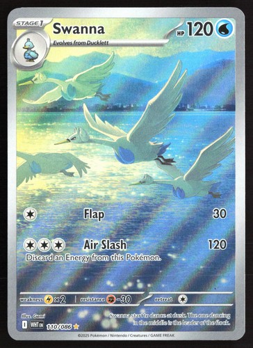 Pokemon Swanna Holo SV: White Flare 110/086 NM
