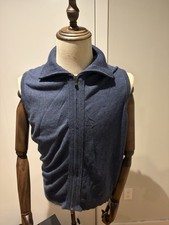 100 Cashmere ISAIA Vest Size Large Made In Italy Navy