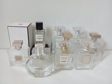 Lot 11 flacons parfum vide CHANEL N°5 Coco Gabrielle Chance Gardénia 50ml 100ml