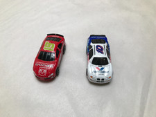2 HO Slot Car Vintage, Life-Like      NASCAR Valvoline #10, + Dodge #19