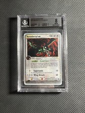 POKEMON 2003 EX SANDSTORM #94 AERODACTYL EX HOLO BGS 8