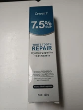 Croent 7.5% nHAP White Tooth Repair Hydroxyapatite Toothpaste Stains Fast Ship