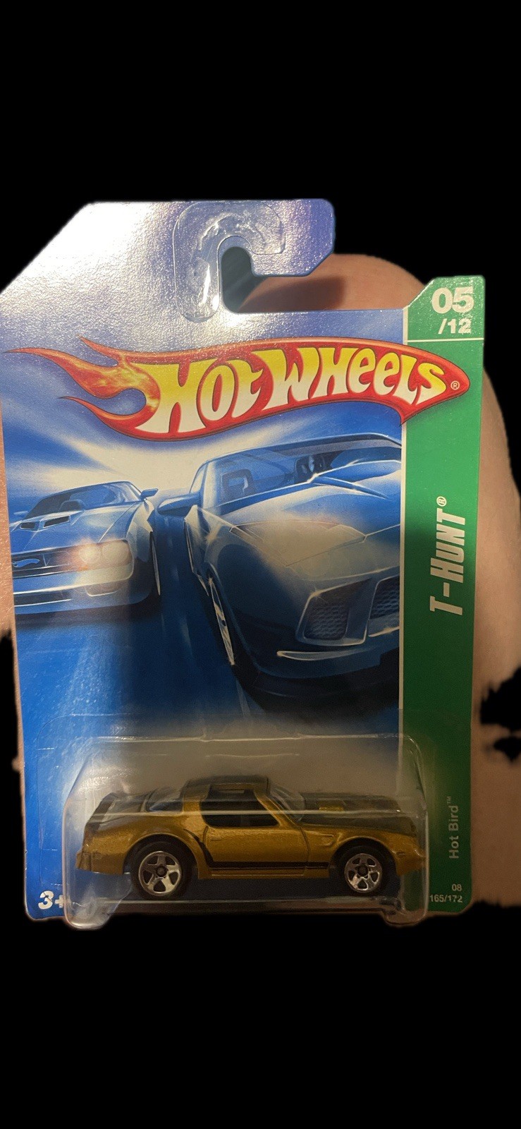 Hot Wheels 2008 Treasure Hunts 165 Hot Bird Pontiac Firebird T/a Gold W/ 5sps 01