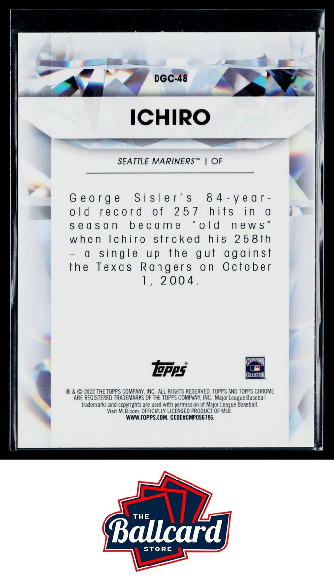 2022 Topps Chrome Update #DGC-48 Ichiro Diamond Greats | eBay
