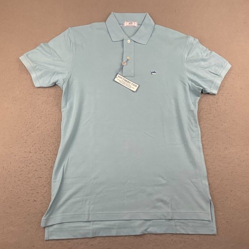 Southern Tide Shirt Mens Large Blue SkipJack Polo Short Sleeves NWT