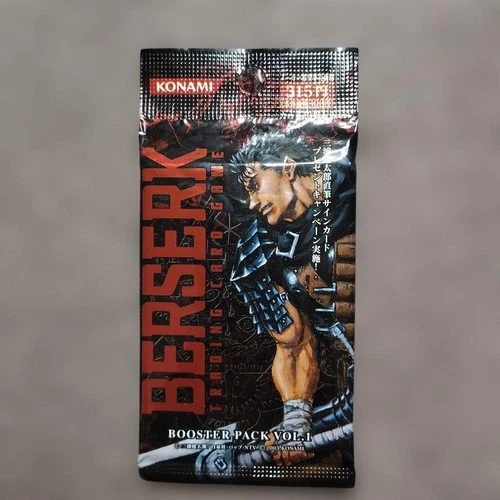 Berserk TCG Booster BK1  konami 10 cards set 2003 Vintage Rare pack Sealed Japan
