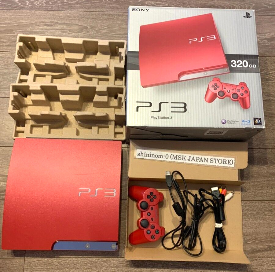 PS3 Scarlet Red CECH-3000B 320GB SR Game console SONY PlayStation
