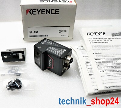 KEYENCE SR-752 ETHERNET KOMPATIBLER 2D-CODE- LESER OVP NEU !!!