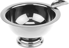 Stinky Cigar Personal Size Ashtray with 1 Stirrup, Compact, Stainless Steel