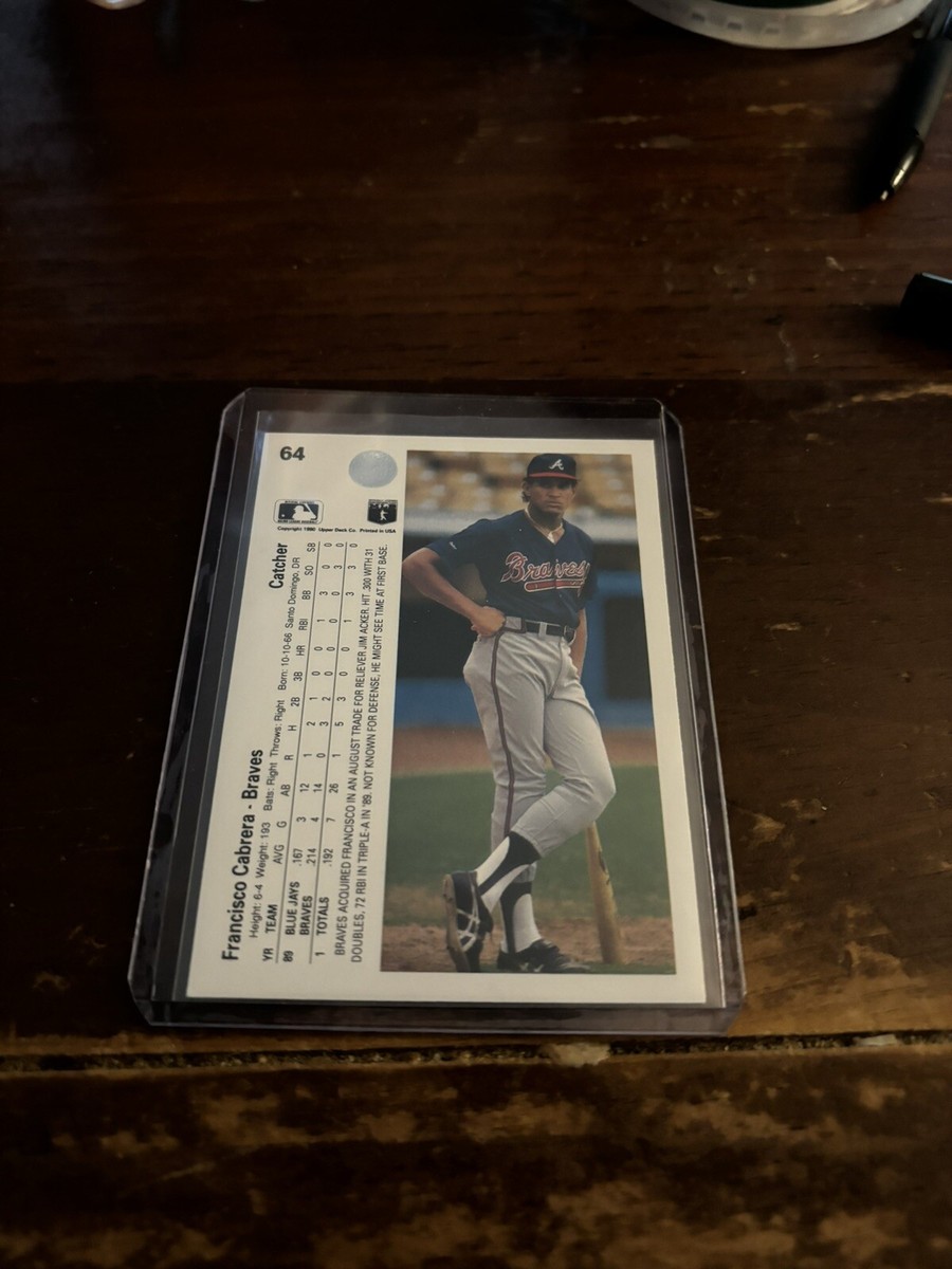 1990 Upper Deck - #64 Francisco Cabrera | eBay