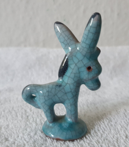 Karlsruhe Majolika Walter Bosse Esel Keramik in schönster Form - Donkey - Afbeelding 1 van 9