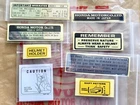 HONDA SUPER CUB C50 DECAL STICKER MARK CAUTION SET