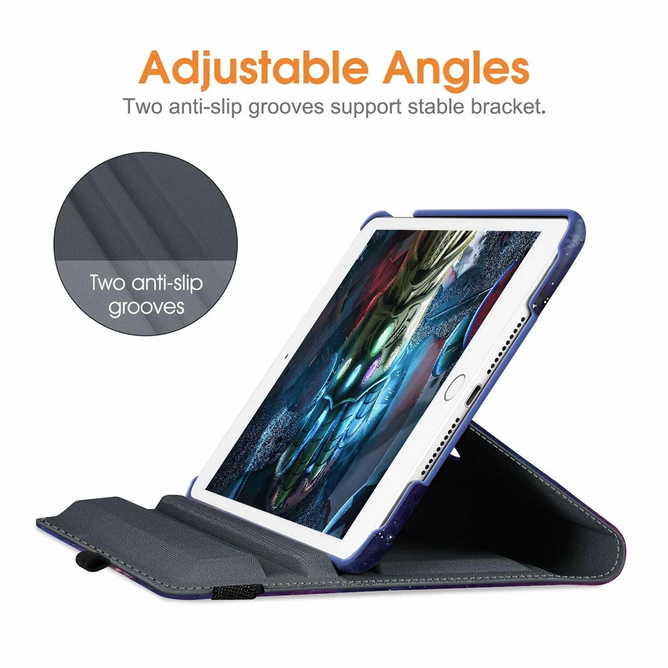 For 7.9 Inch Apple iPad Mini 5/4/3/2/1 360° Rotating Case Smart Swivel Cover - Image 4 of 4