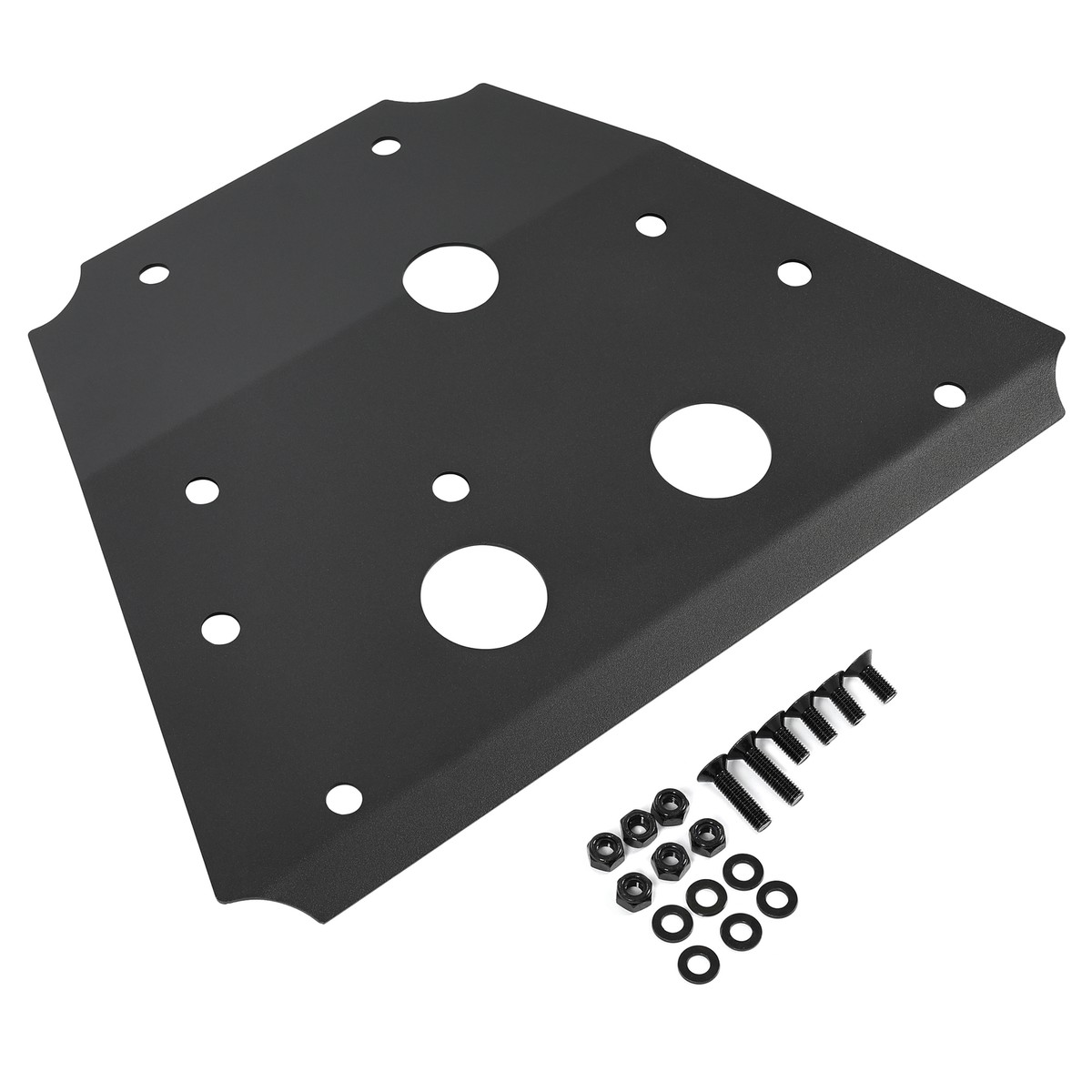 4-6スレ傷、10枚ハウジング割れ、13、14、17枚ステー傷 Steel Rear Transmission Skid Plate Kit Fits for Kawasaki KRX4 KRX