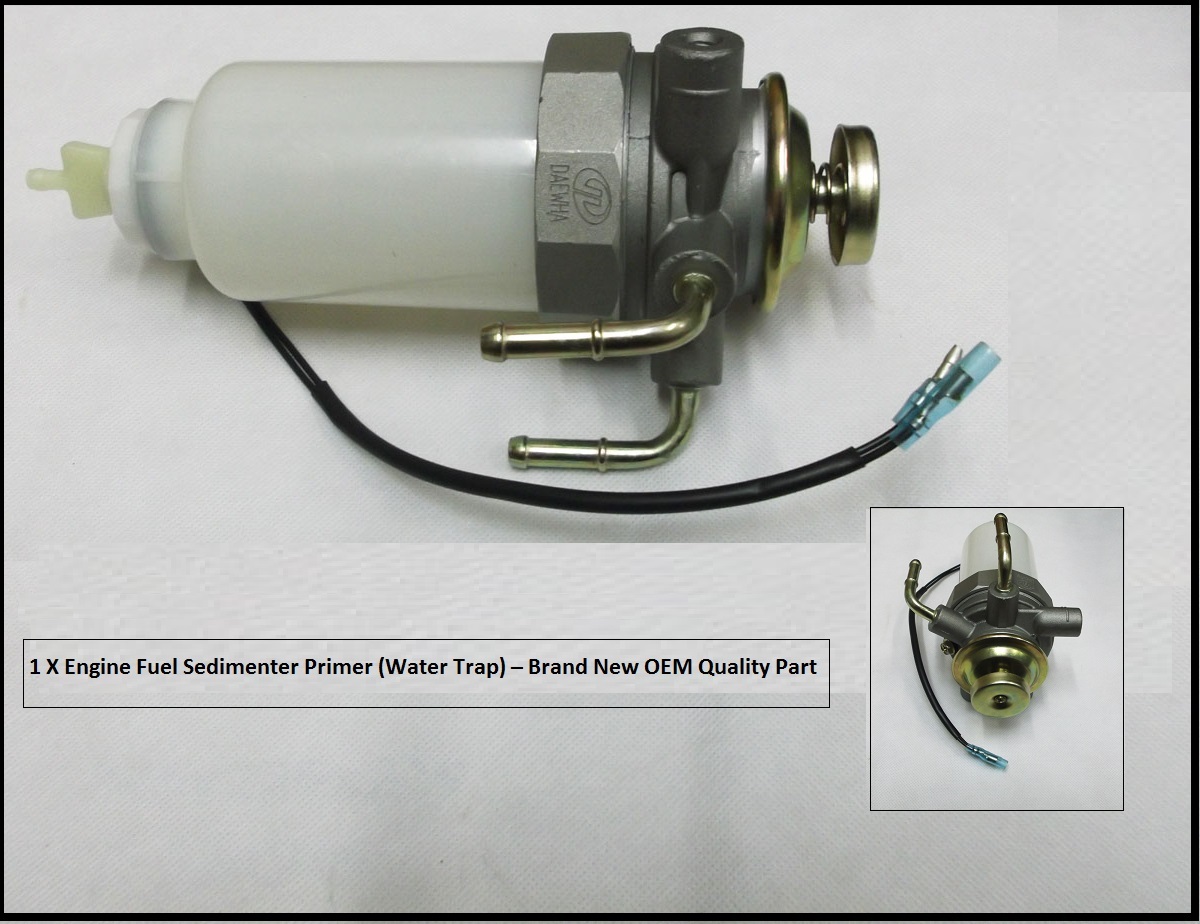 FOR ISUZU NPR 77 3.0D  ENGINE FUEL PRIMER SEDIMENTER TRAP (01/2002+)