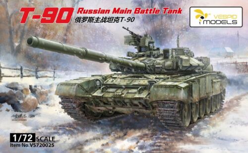 VESPID MODELS VS720025 1/72 Russian Main Battle Tank T-90 - Picture 1 of 7